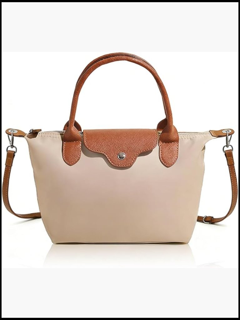 Mini Crossbody Bag Small Nylon Tote Lightweight Purse With Adjustable Strap